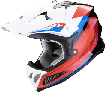 Kask motocyklowy cross enduro SCORPION VX-22 AIR BETA Sand biały