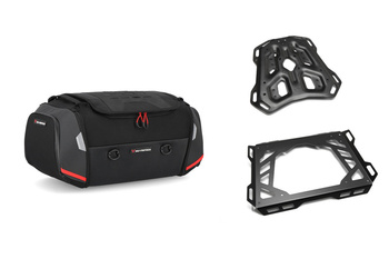 ZESTAW TORBA TYLNA I STELAŻ SW-MOTECH RACKPACK SUZUKI GSX1300R HAYABUSA (20-) BLACK/GREY 42L