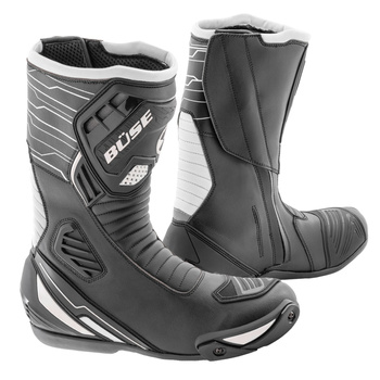 Buty motocyklowe BUSE Sport Evo czarno-białe 37