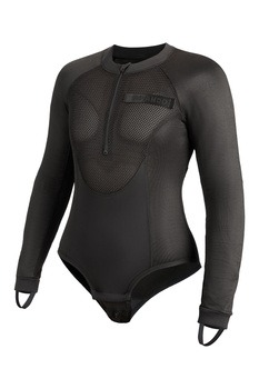 Body damskie motocyklowe z ochraniaczami PANDO BIA AAA czarne