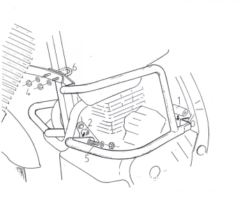 Honda NX 650 Dominator (1992-1994) Gmol silnika