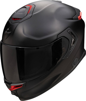 Kask motocyklowy integralny SCORPION EXO-GT SP AIR SOLID czarny mat czerwony