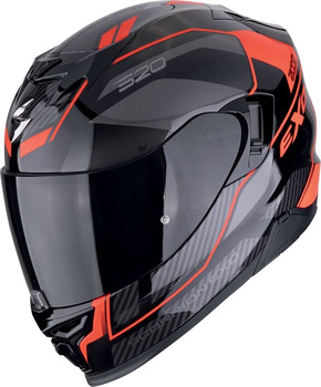 Kask motocyklowy integralny SCORPION EXO-520 EVO AIR LENA czarny czerwony