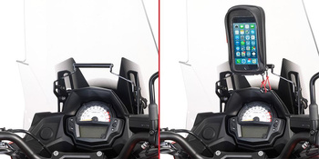 Poprzeczka GIVI do montażu GPS / SMARTPHONE - KAWASAKI VERSYS 650 15-18