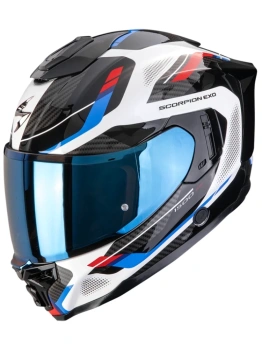 Kask motocyklowy integralny SCORPION EXO-1500 AIR SLEEK White-Red-Blue