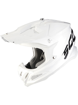 Kask motocyklowy cross enduro SCORPION VX-22 AIR SOLID White