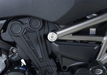 Zaślepka ramy RG RACING DUCATI X-DIAVEL / X-DIAVEL S LEWA LUB PRAWA STRONA SILVER