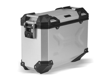 Kufer boczny na lewą stronę SW-MOTECH TRAX ADV silver 37L (M)