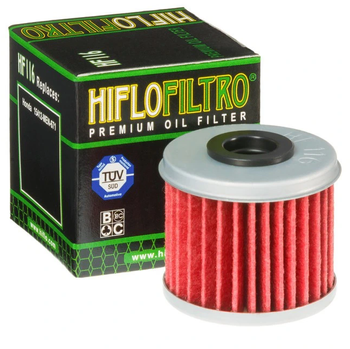 Hiflo Filtr oleju HF116 Honda ATV Motor Husqvarna
