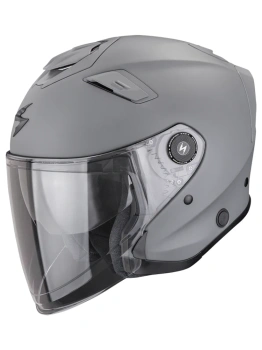 Kask motocyklowy otwarty SCORPION EXO-GT JET Matt Cement Grey
