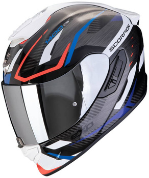 Kask motocyklowy integralny SCORPION EXO-1400 EVO II AIR ACCORD czarny niebieski biały