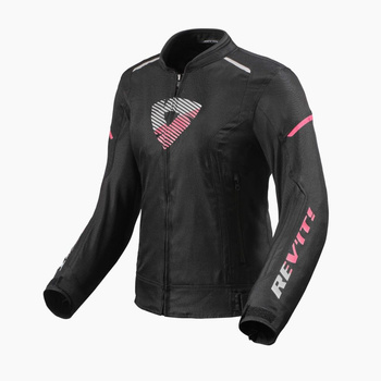 Kurtka damska REV'IT Sprint H2O - Black-Pink