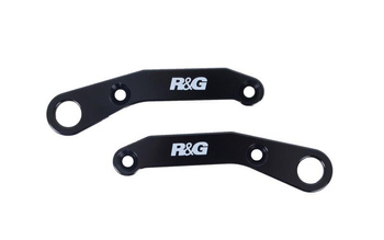 Uchwyty na pasy transportowe RG RACING KTM RC125/390 17- BLACK
