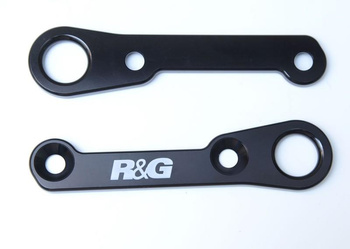 Uchwyty na pasy transportowe RG RACING YAMAHA YZF-R25 YZF-R3 BLACK