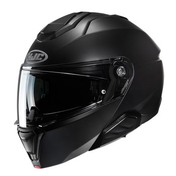 Kask motocyklowy szczękowy HJC I91 Solid Semi Flat czarny