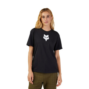 T-Shirt Fox Lady Fox Head Black