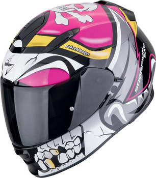 Kask motocyklowy integralny SCORPION EXO-491 PIRATE różowy