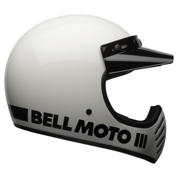 Kask Bell Moto-3 Classic White