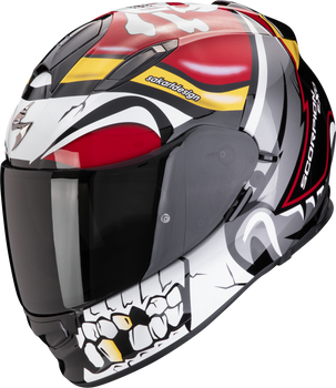 Kask motocyklowy integralny SCORPION EXO-491 PIRATE czerwony