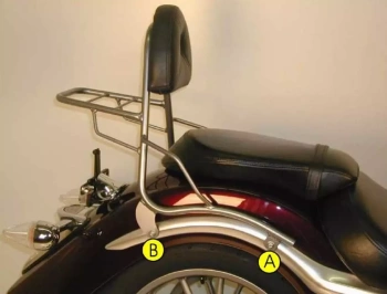 Yamaha XV 1900 Midnight Star (2006-) sissybar bez bagażnika