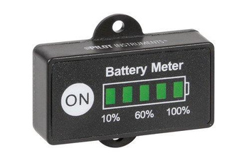 LAMPA Wyświetlacz LED ze wskaźnikiem stanu baterii, 12/24 V