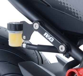 Zaślepka podnóżka RG RACING YAMAHA MT-07 PARA SILVER