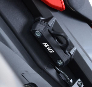 Zaślepka podnóżka RG RACING HONDA CBR1000RR (17-) BLACK