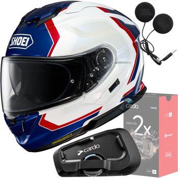 Kask SHOEI GT AIR 3 REALM TC-10 XL + CARDO Interkom Freecom 2x Single