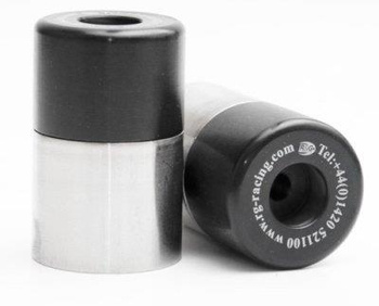 Końcówki kierownicy RG RACING APRILIA RS125 06- BLACK