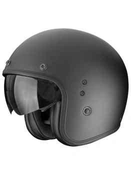 Kask motocyklowy otwarty SCORPION BELFAST EVO Matt Pearl Black