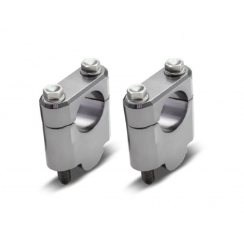 Aluminiowe podwyższenia kierownicy ZETA 28,6 podwyższenie o 30mm srebrne