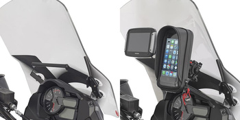 Poprzeczka GIVI do montażu GPS / SMARTPHONE - SUZUKI DL 1000 V-STROM (14-18)
