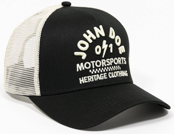 Czapka z daszkiem JOHN DOE - Trucker Hat Black /White