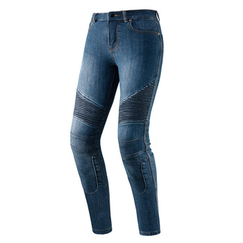 Spodnie motocyklowe jeans REBELHORN VANDAL LADY DENIM WASHED D26/30 niebieskie