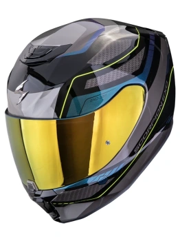 Kask motocyklowy integralny SCORPION EXO-391 LEO Black-Blue