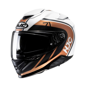 Kask motocyklowy integralny HJC RPHA71 MAPOS WHITE/BRONZE