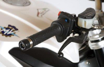 Końcówki kierownicy RG RACING MV AGUSTA 675/800 BRUTALE YAMAHA NIKEN BLACK