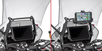 Poprzeczka GIVI do montażu GPS / SMARTPHONE - KTM 1290 SUPER ADVENTURE (17 > 18)