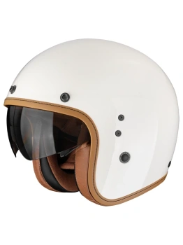 Kask motocyklowy otwarty SCORPION BELFAST EVO LUXE Cream