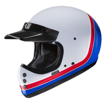 Kask motocyklowy HJC V60 SCOBY WHITE/RED/BLUE