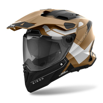 Kask motocyklowy cross/enduro AIROH COMMANDER 2 REVEAL SAND MATT