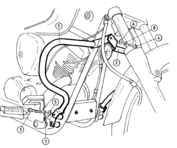 Yamaha XVS 125/250 Drag Star (2000-) Gmol silnika