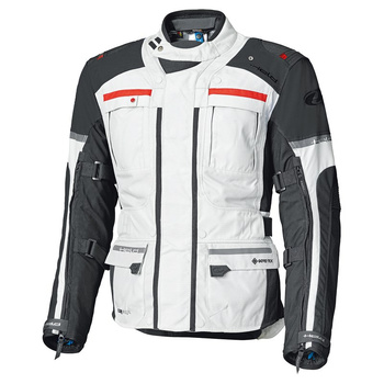 Kurtka tekstylna HELD CARESE EVO [GORE-TEX] SLIM - szaro czerwona