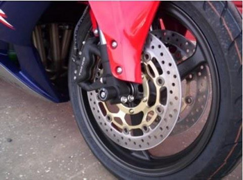 Slidery przedniego zawieszenia RG RACING CBR600RR 05-06 BLACK