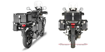 Stelaż kufrów bocznych GIVI OUTBACK - SUZUKI DL 1000 V-STROM (14 > 16)
