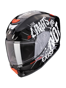 Kask dziecięcy integralny SCORPION EXO-JNR AIR BOUM Black-White
