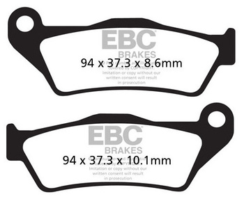Klocki hamulcowe EBC FA363V V-PAD (kpl. na 1 tarcze)