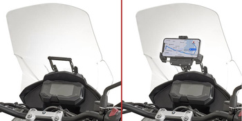 Poprzeczka GIVI do montażu GPS / SMARTPHONE - BMW G 310 GS (17 > 18)