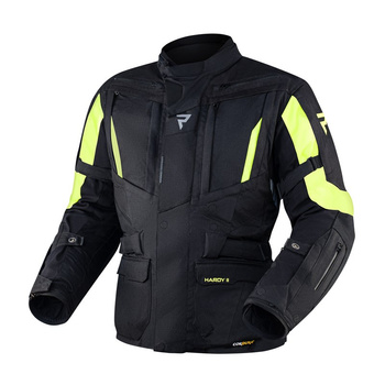 KURTKA TEKSTYLNA REBELHORN HARDY II BLACK/FLO YELLOW