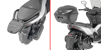 GIVI STELAŻ KUFRA CENTRALNEGO MONOLOCK (BEZ PŁYTY) - ZONTES 350 D (23)